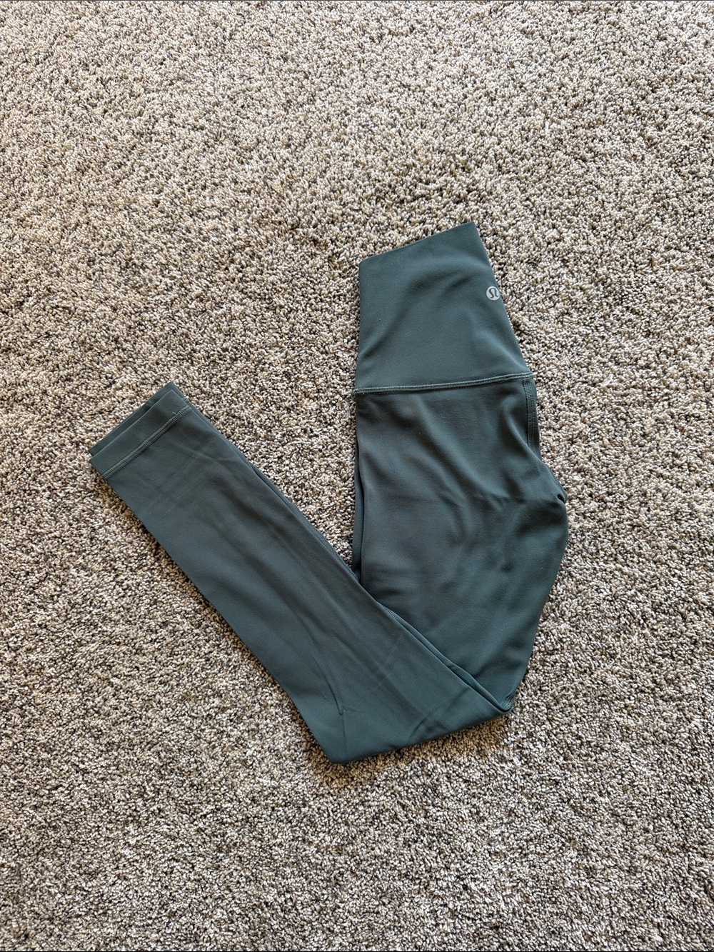 lululemon athletica Align II High-Rise Leggings - Teal Green (Dark Forest) 25”